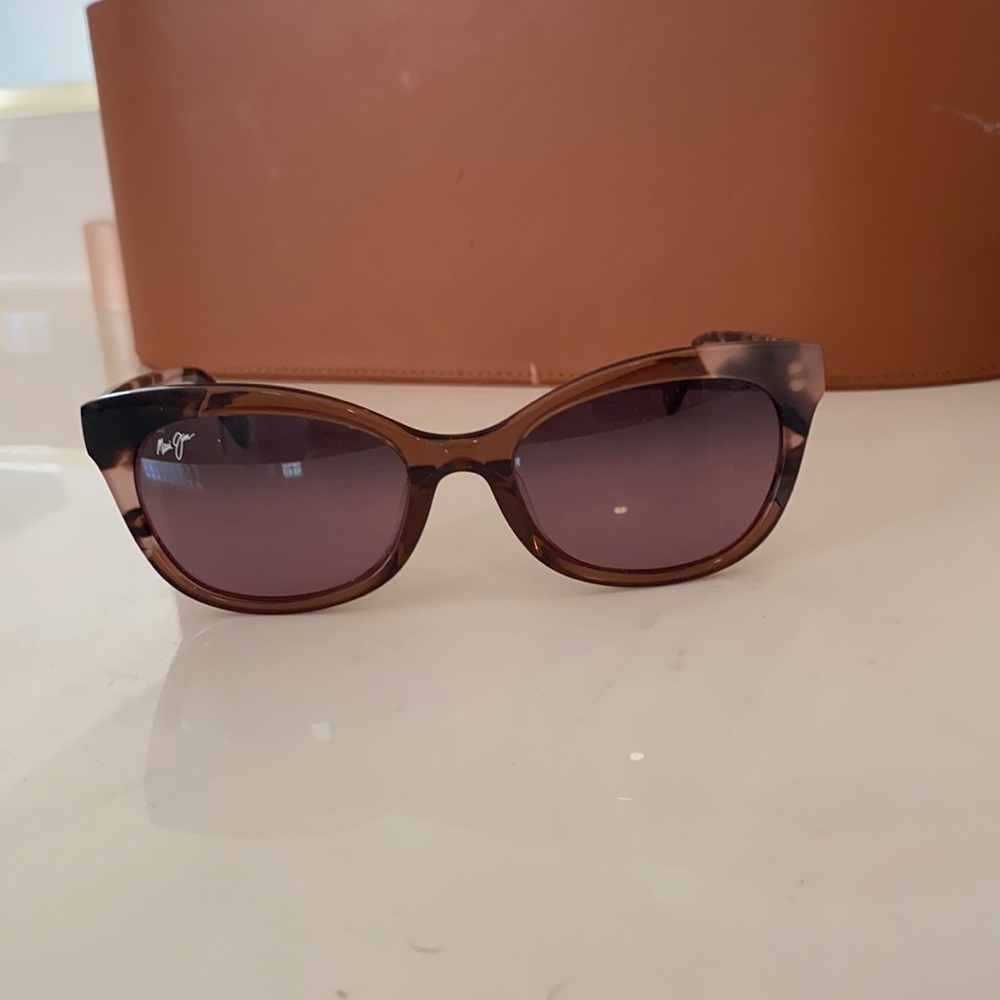 Maui Jim Ilima Pink w/Pink Tokyo Tortoise Polarized Sunglasses